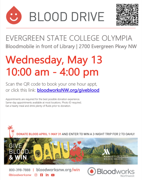 Blood drive flyer